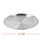 Silver Stainless Steel Serving Dish Plate Round Tray 17 cm