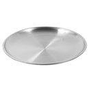 Silver Stainless Steel Serving Dish Plate Round Tray 26 cm