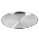 Silver Stainless Steel Serving Dish Plate Round Tray 30 cm