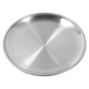 Silver Stainless Steel Serving Dish Plate Round Tray 30 cm