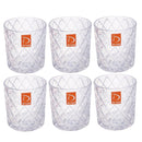 Premium Lead Free Glass Tumblers Set of 6 Pcs 320 ml