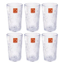 Premium Lead Free Glass Tumblers Set of 6 Pcs 335 ml