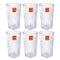 Premium Lead Free Glass Tumblers Set of 6 Pcs 335 ml