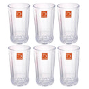 Premium Lead Free Glass Tumblers Set of 6 Pcs 335 ml