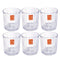 Premium Lead Free Glass Tumblers Set of 6 Pcs