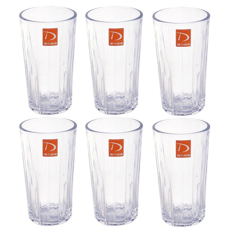 Premium Lead Free Glass Tumblers Set of 6 Pcs 335 ml