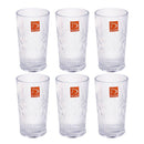 Premium Lead Free Glass Tumblers Set of 6 Pcs 335 ml