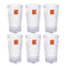 Premium Lead Free Glass Tumblers Set of 6 Pcs 335 ml