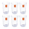 Premium Lead Free Glass Tumblers Set of 6 Pcs