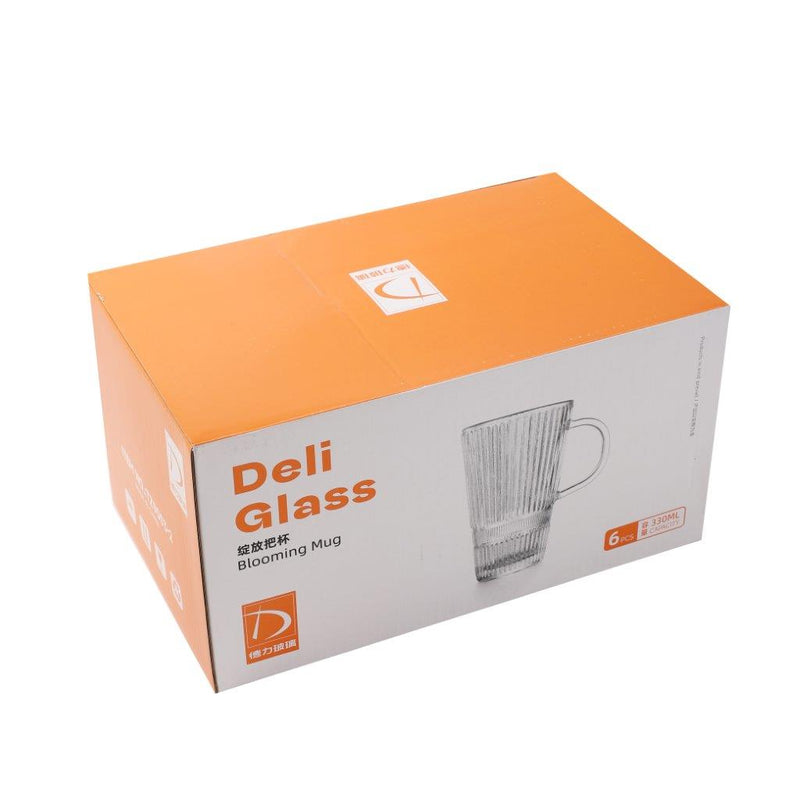 Premium Lead Free Glass Tumblers Set of 6 Pcs 330 ml