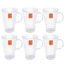 Premium Lead Free Glass Tumblers Set of 6 Pcs 330 ml