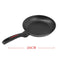 Black Granite Non Stick Marble Coated Die Cast Aluminium Fry Pan Induction Silicone Handle  26 cm