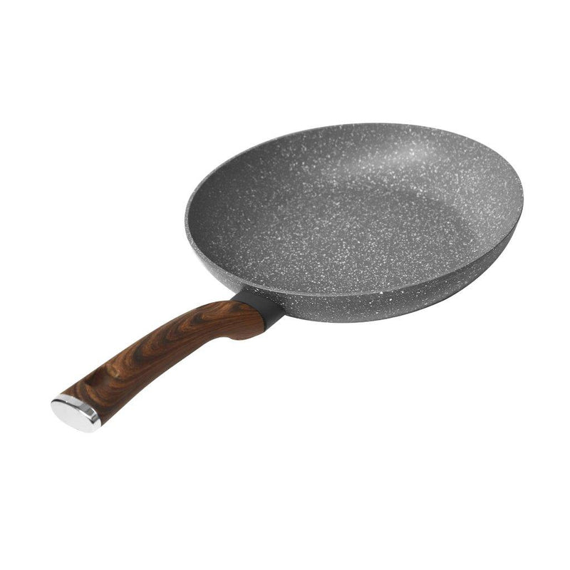 Granite Non Stick Marble Coated Die Cast Forged Aluminium Fry Pan Set of 3 Pcs 20/24/28 cm