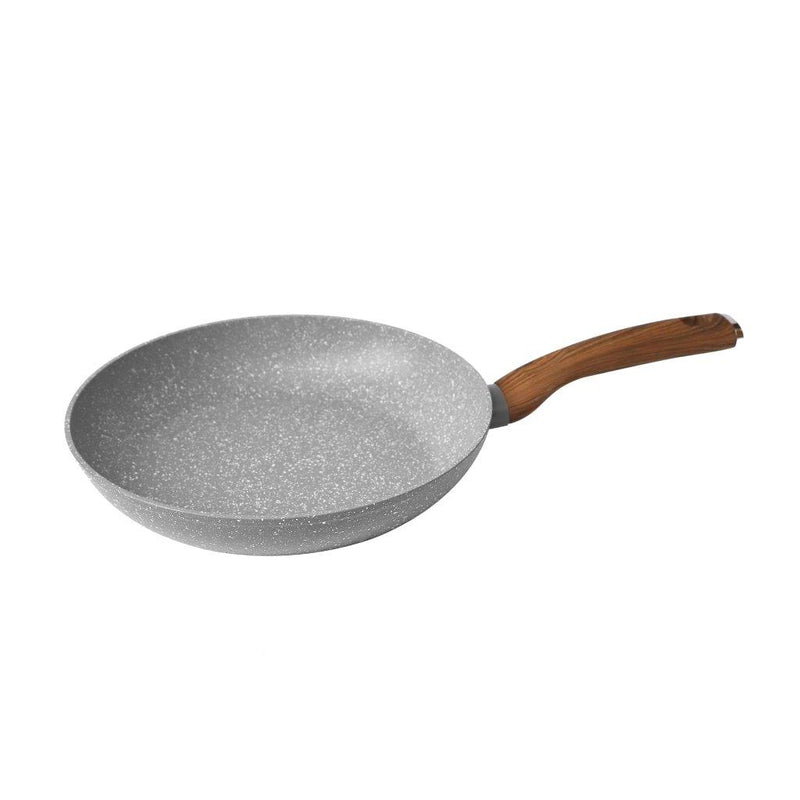 Granite Non Stick Marble Coated Die Cast Forged Aluminium Fry Pan Set of 3 Pcs 20/24/28 cm