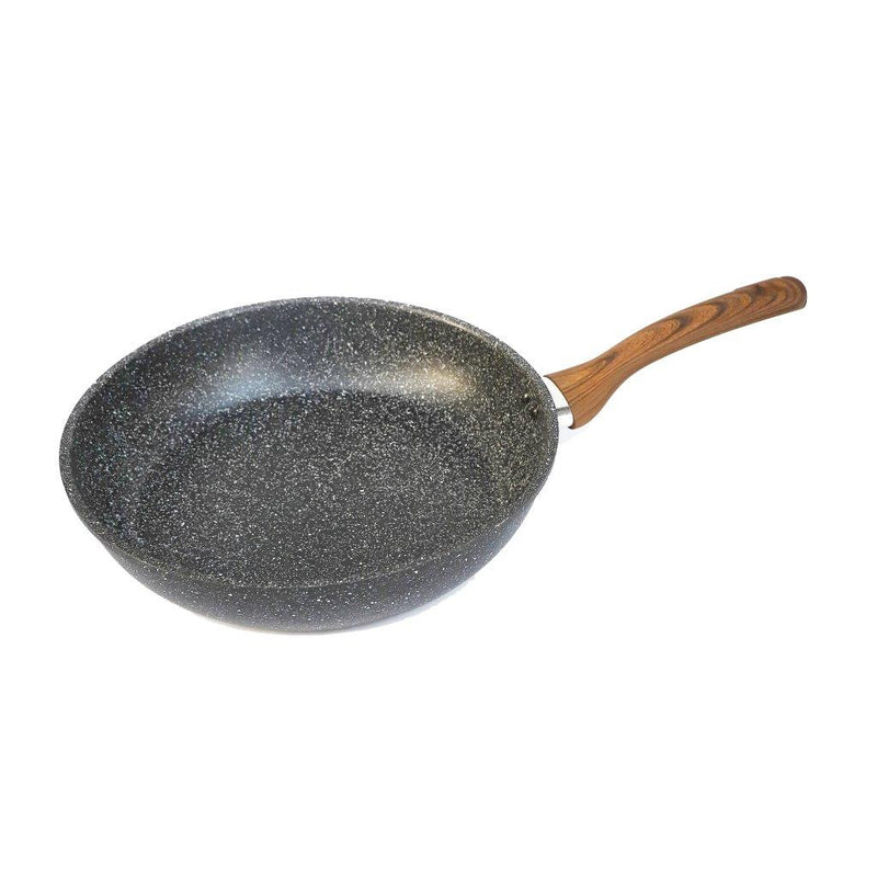 Granite Non Stick Marble Coated Die Cast Forged Aluminium Fry Pan Set of 3 Pcs 20/24/28 cm