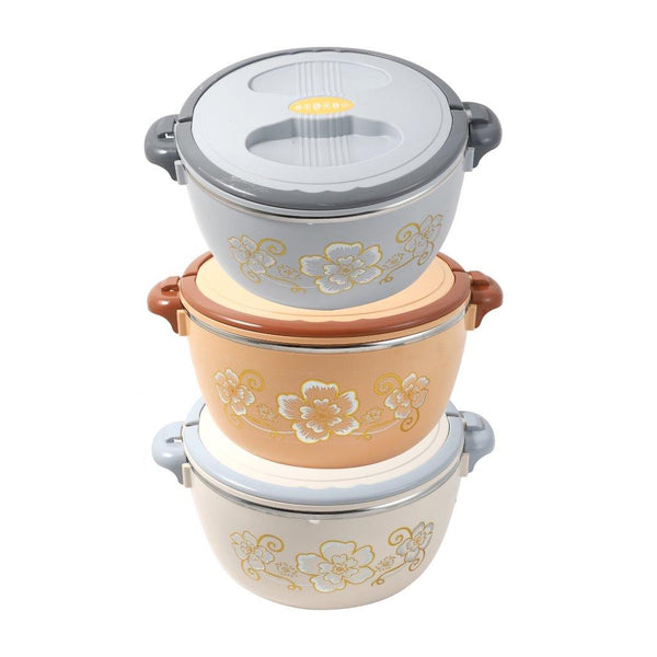 Plastic Vacuum Insulated Hot Pot Food Warmer Set of 4 Pcs 16/20/24/28 cm