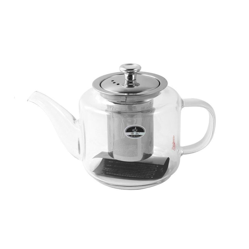 Glass Tea Pot Kettle with Strainer Infuser 600 ml