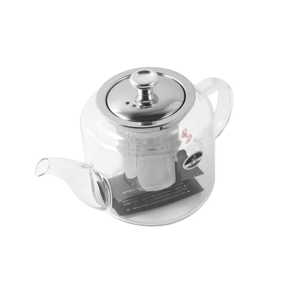 Glass Tea Pot Kettle with Strainer Infuser 600 ml