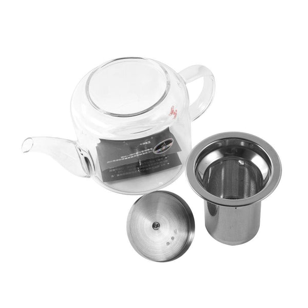 Glass Tea Pot Kettle with Strainer Infuser 600 ml