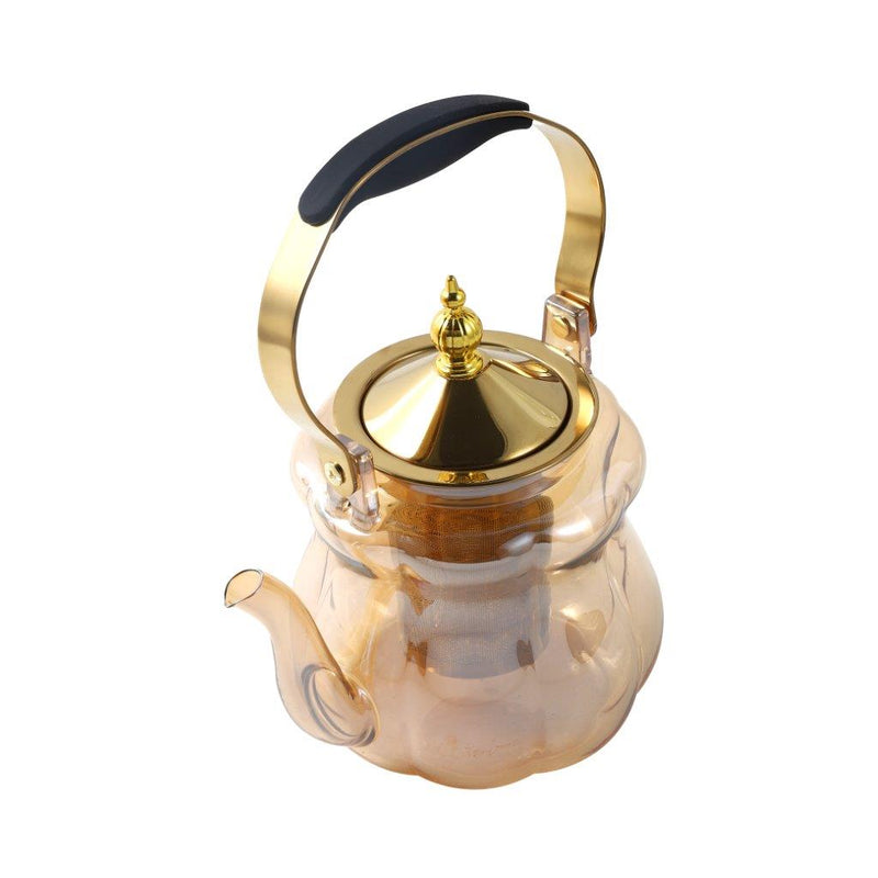 Glass Tea Pot Kettle with Strainer Infuser 1000 ml