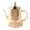 Glass Tea Pot Kettle with Strainer Infuser 1200 ml