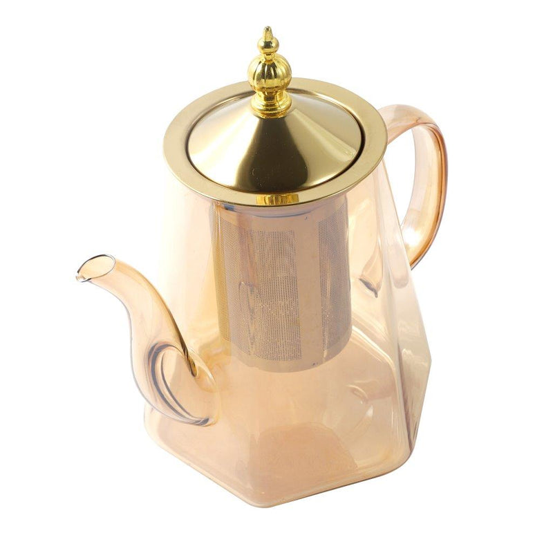 Glass Tea Pot Kettle with Strainer Infuser 1200 ml