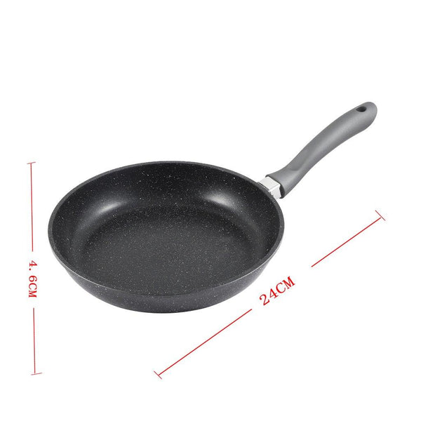 Chef and Cook Non Stick Frypan Marble Coated Die Cast Aluminium Grey Induction  24cm