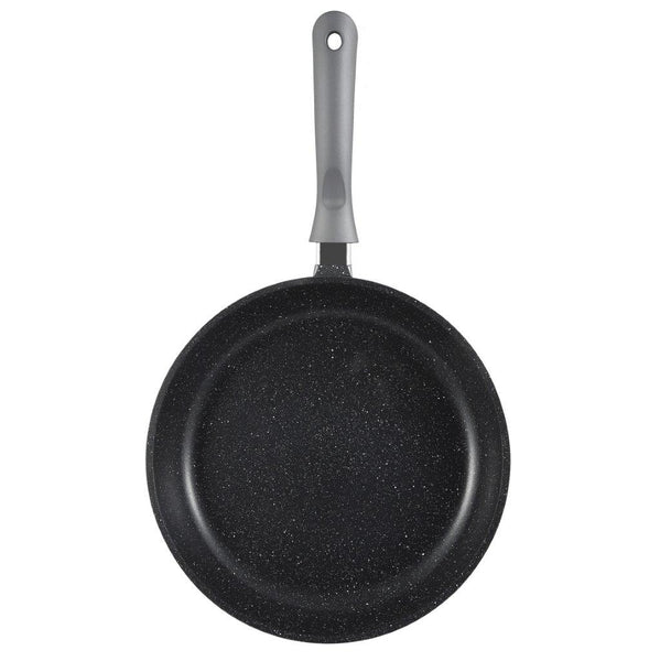 Chef and Cook Non Stick Frypan Marble Coated Die Cast Aluminium Grey Induction  30cm