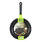 Chef and Cook Non Stick Frypan Marble Coated Die Cast Aluminium Black Induction  20cm