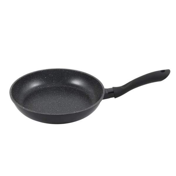 Chef and Cook Non Stick Frypan Marble Coated Die Cast Aluminium Black Induction  28cm