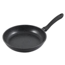 Chef and Cook Non Stick Frypan Marble Coated Die Cast Aluminium Black Induction 30cm