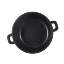 Chef and Cook Non Stick Casserole Marble Coated Die Cast Aluminium Black Induction 8.5L 32cm