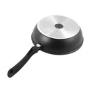 Chef and Cook Non Stick Frypan Wok Marble Coated Die Cast Aluminium Black Induction 28cm