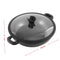 Chef and Cook Non Stick Low Casserole Marble Coated Die Cast Aluminium Black Induction  40cm