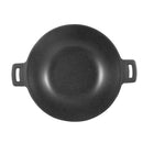 Chef and Cook Non Stick Wok Pan Marble Coated Die Cast Aluminium Black Induction  36cm