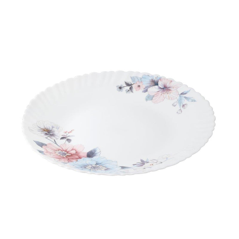 Royal Floral Pattern Ceramic Dinnerware Set of 72 pcs with Dinner Plate Bowls Serveware