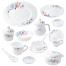 Royal Floral Pattern Ceramic Dinnerware Set of 72 pcs with Dinner Plate Bowls Serveware