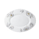 Royal Floral Pattern Ceramic Dinnerware Set of 72 pcs with Dinner Plate Bowls Serveware