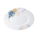 Royal Floral Pattern Ceramic Dinnerware Set of 72 pcs with Dinner Plate Bowls Serveware