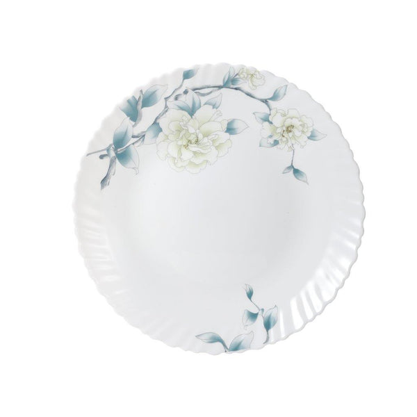 Royal Floral Pattern Ceramic Dinnerware Set of 72 pcs with Dinner Plate Bowls Serveware