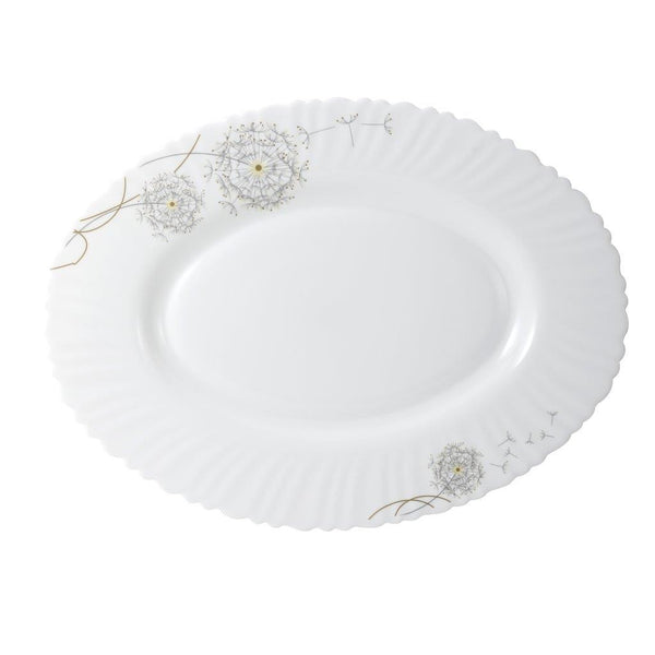 Royal Floral Pattern Ceramic Dinnerware Set of 72 pcs with Dinner Plate Bowls Serveware