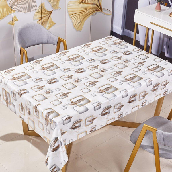 Premium Abstract Design PVC Table Cloth Table Cover Protector 1.37*20 m