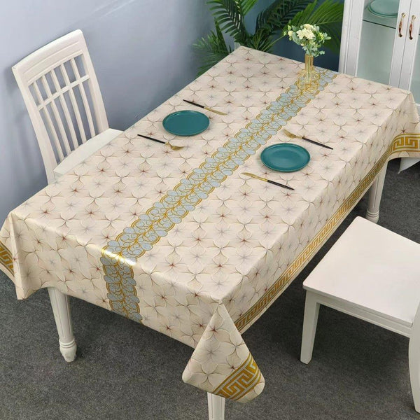 Premium Abstract Design PVC Table Cloth Table Cover Protector 1.37*20 m