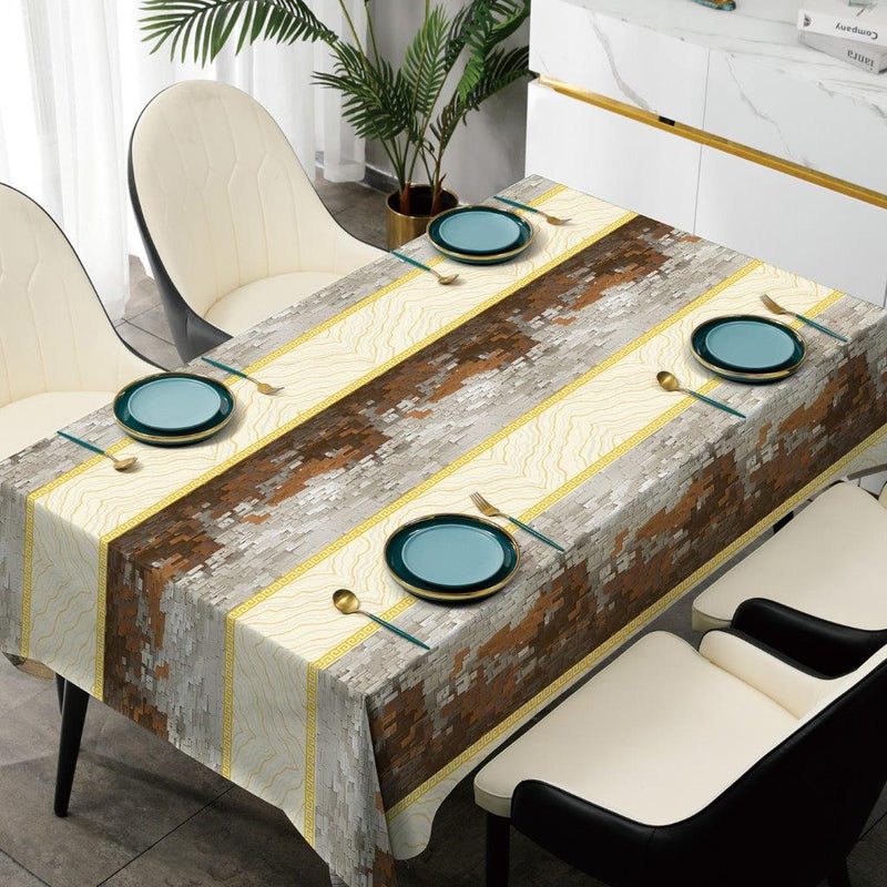 Premium Abstract Design PVC Table Cloth Table Cover Protector 1.37*20 m