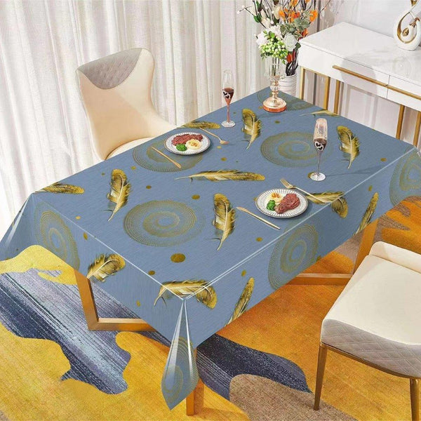 Premium Abstract Design PVC Table Cloth Table Cover Protector 1.37*20 m