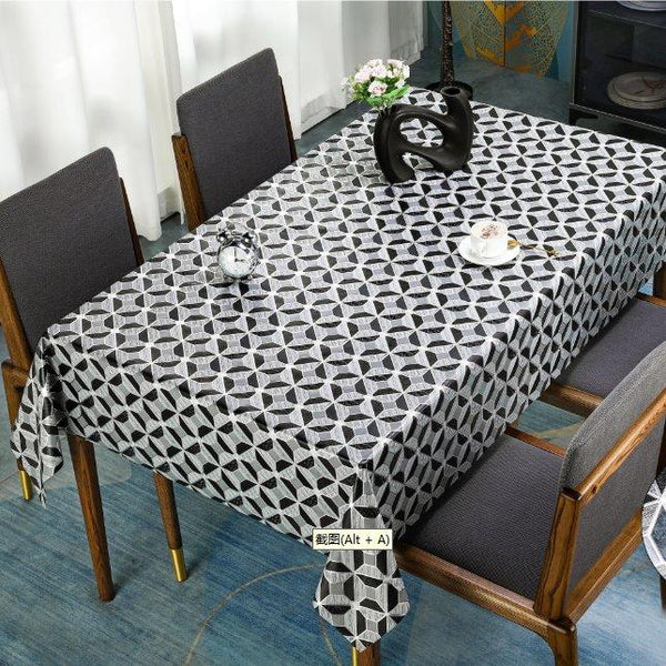 Premium Abstract Design PVC Table Cloth Table Cover Protector 1.37*20 m