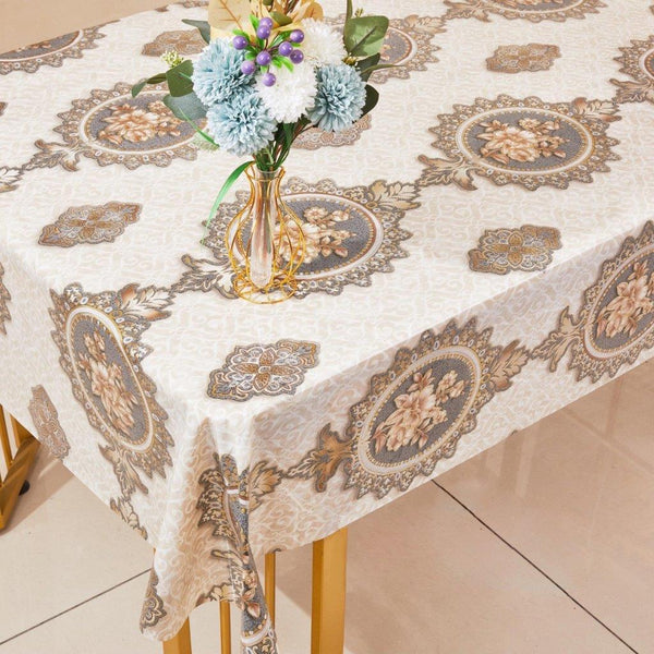 Premium Abstract Design PVC Table Cloth Table Cover Protector 1.37*20 m