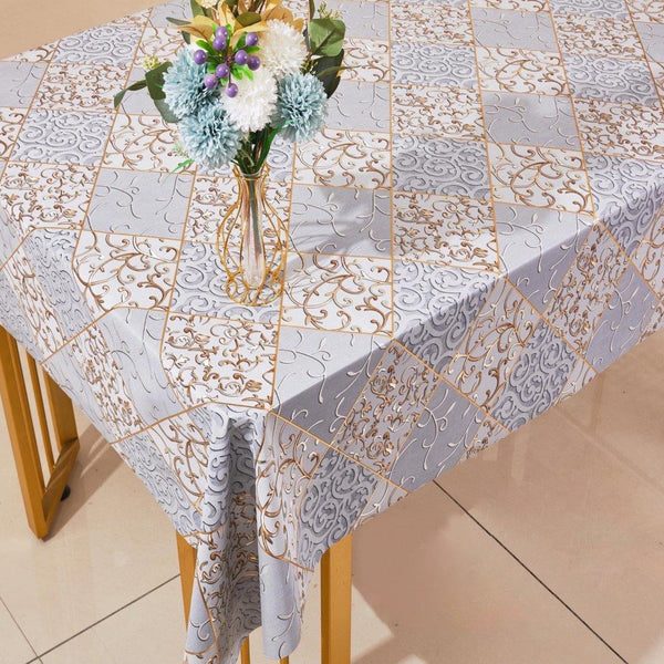 Premium Abstract Design PVC Table Cloth Table Cover Protector 1.37*20 m