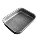 Grey Rectangle Baking Tray Set 27*5.9/29*5.9/34*6.5 cm