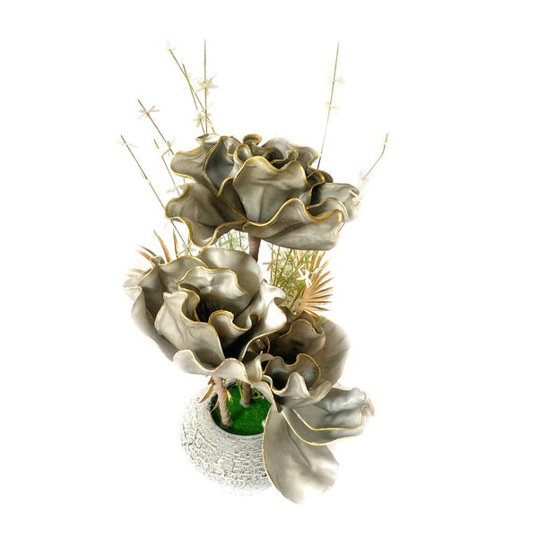 Realistic Touch Artificial Plant Flower Pot Home Interior Deco 42 cm